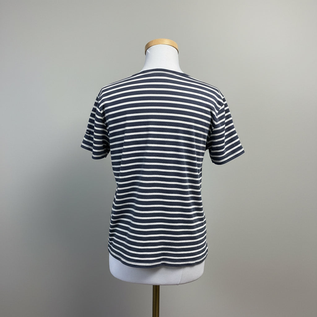 Saint James x Jenni Kayne blue stripe linen tee, size M