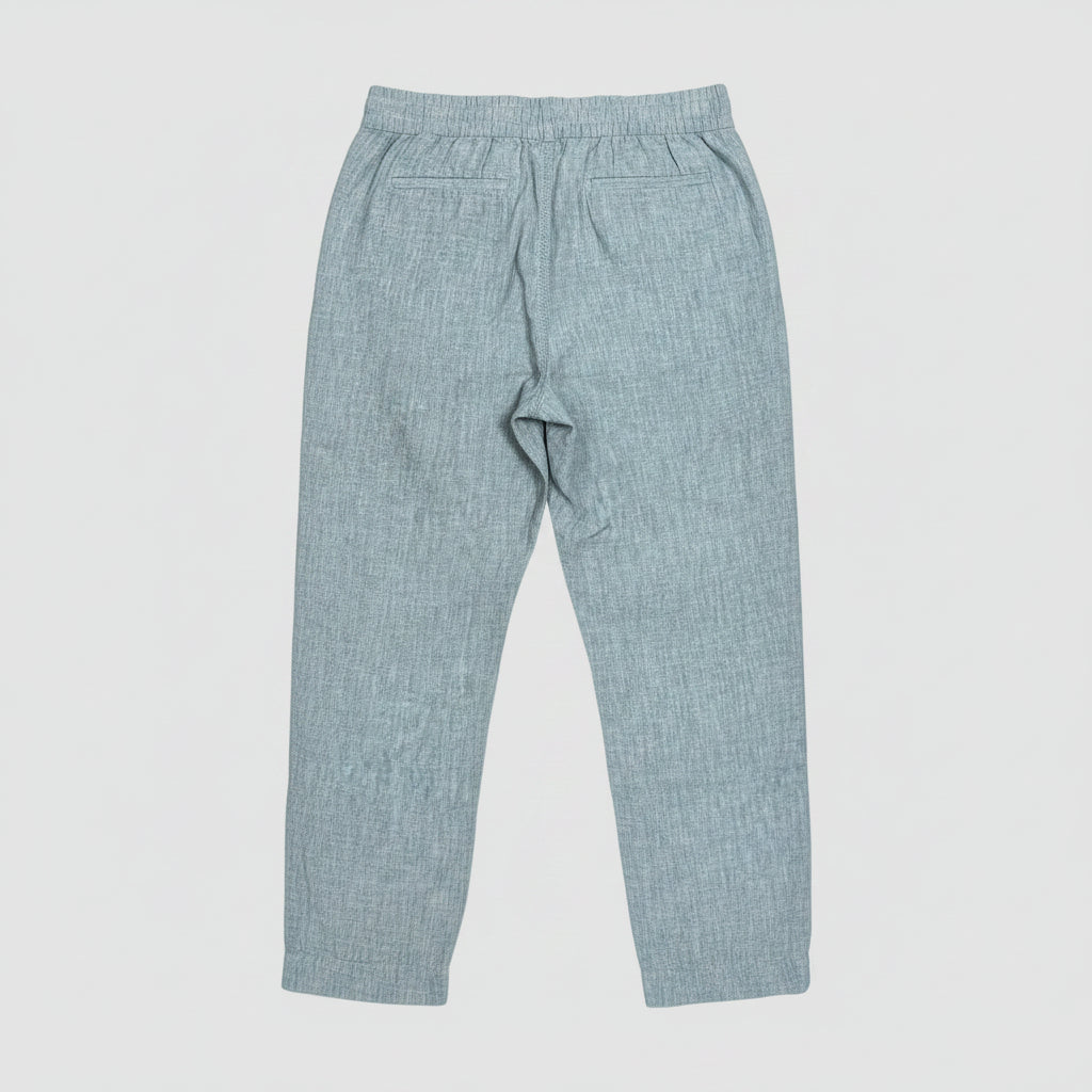 Athleta gray linen pants, size M