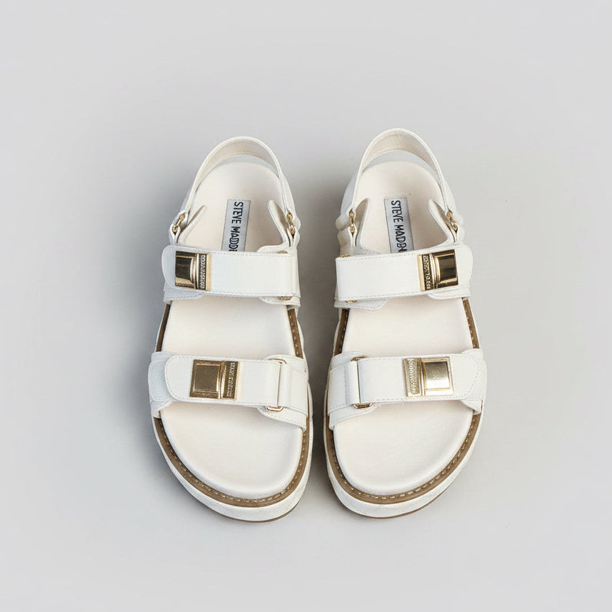 Steve Madden cream platform sandal, Size 7.5, BRAND NEW!