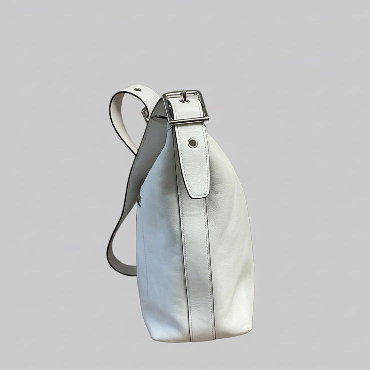 Coach bone leather bucket bag