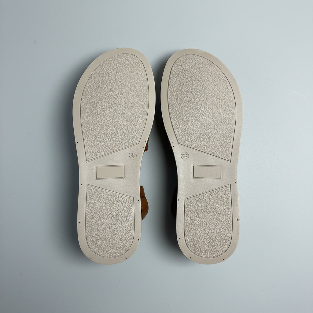 Miz Mooz cognac Conor sandals, size 8, NEW IN BOX!