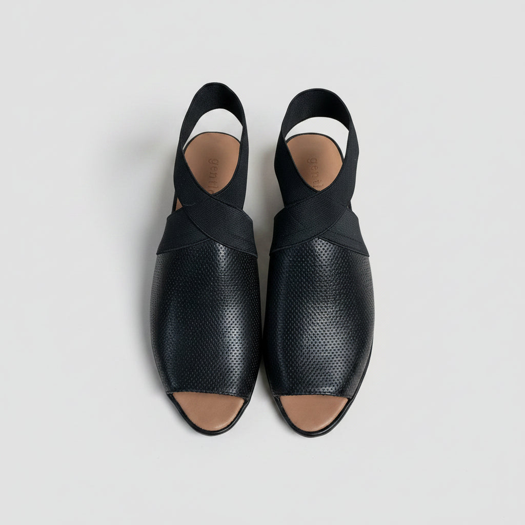 Gentle Souls black leather Lily sandals, size 8, BRAND NEW!