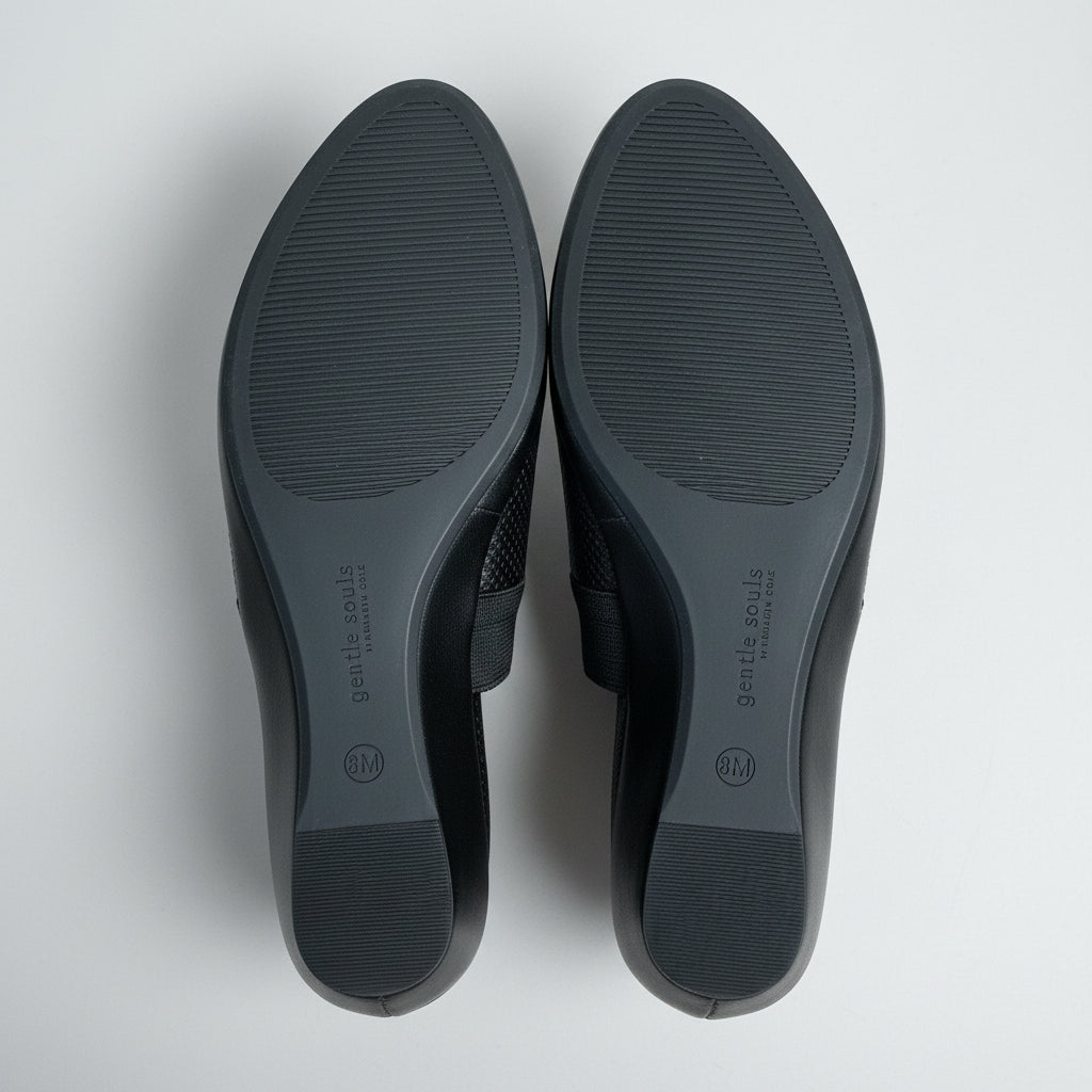 Gentle Souls black leather Lily sandals, size 8, BRAND NEW!