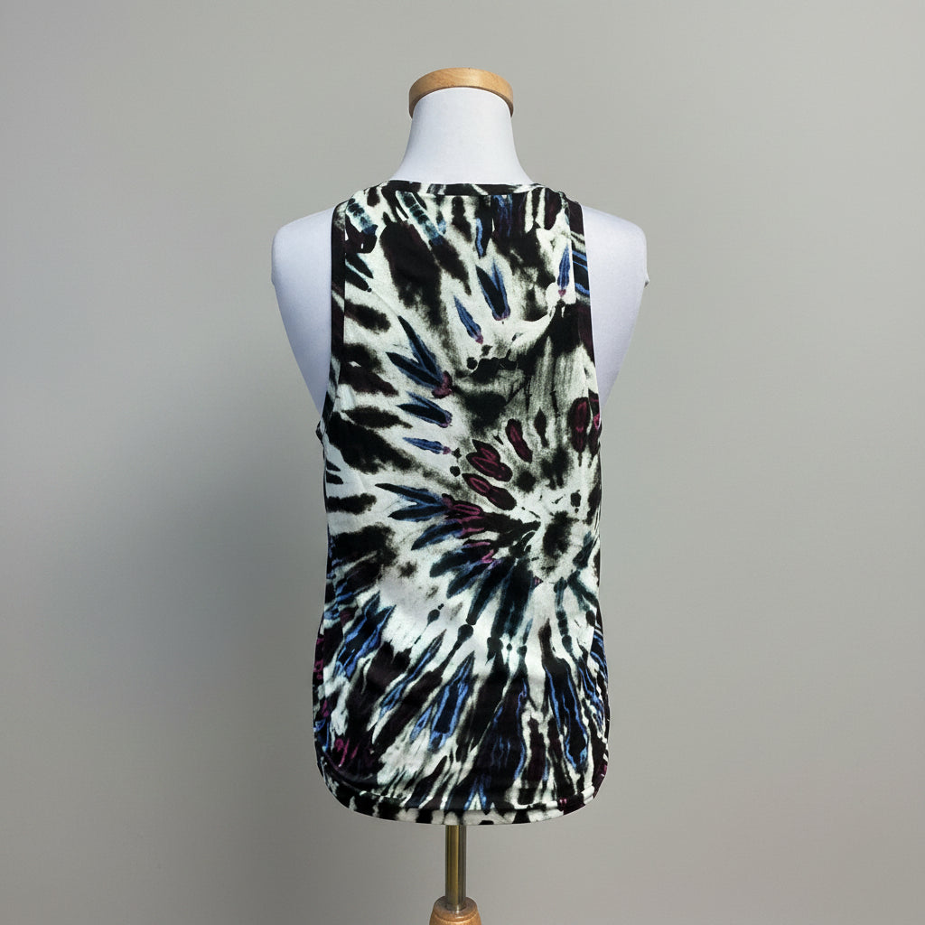 DSquared2 black tie dye tank, size XS, NEW WITH TAGS!