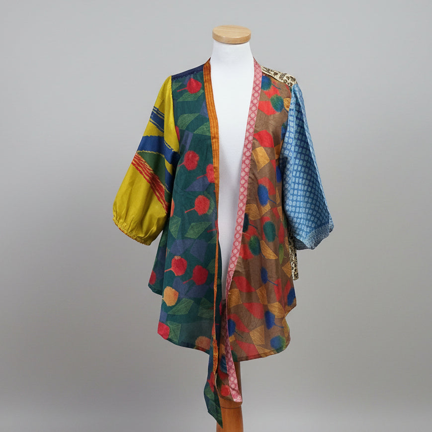 Jaded Gypsy multi-color patchwork jacket, one size fits most, NEW WITH TAGS!