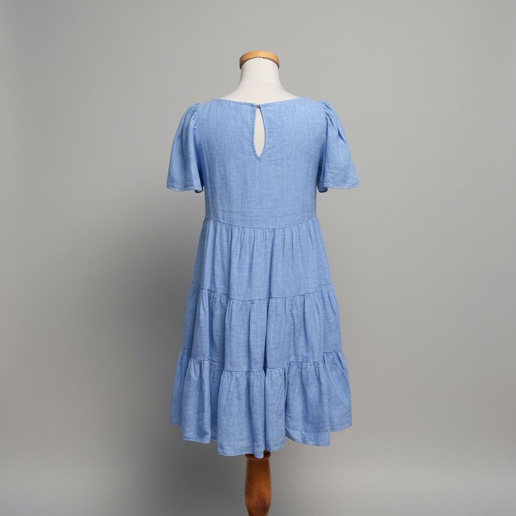Lilly Pulitzer blue linen Jocelyn dress, size XS