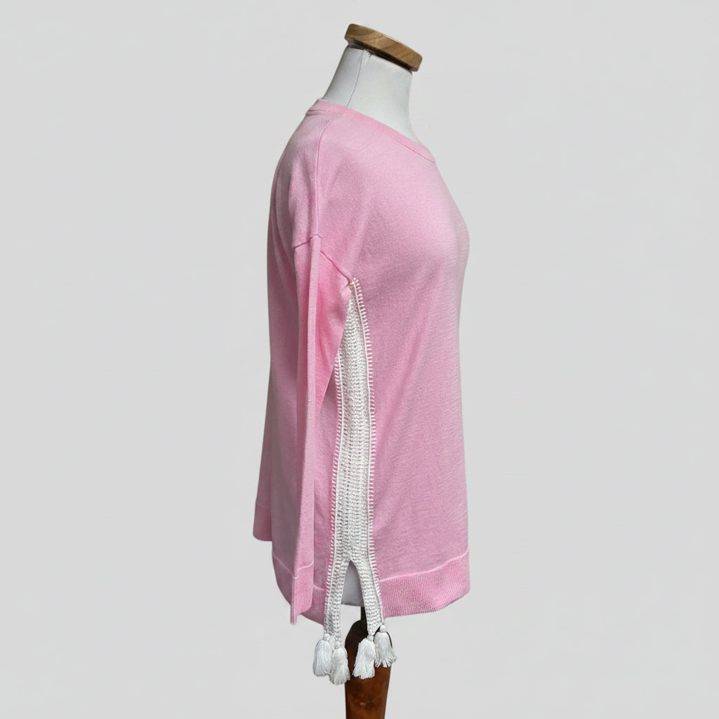 Lilly Pulitzer pink Damara Coolmax sweater, size XXS