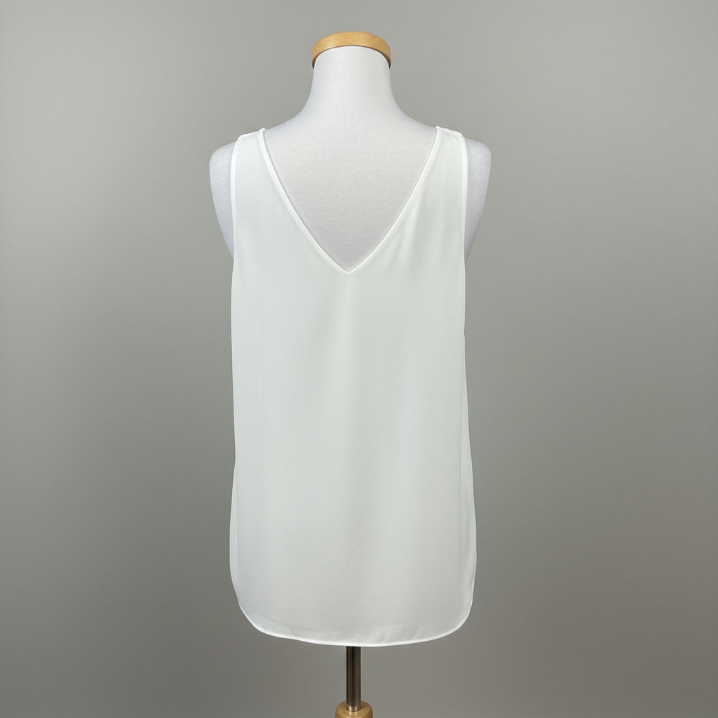 Lilly Pulitzer white Florin tank blouse, Size M, NEW WITH TAGS!
