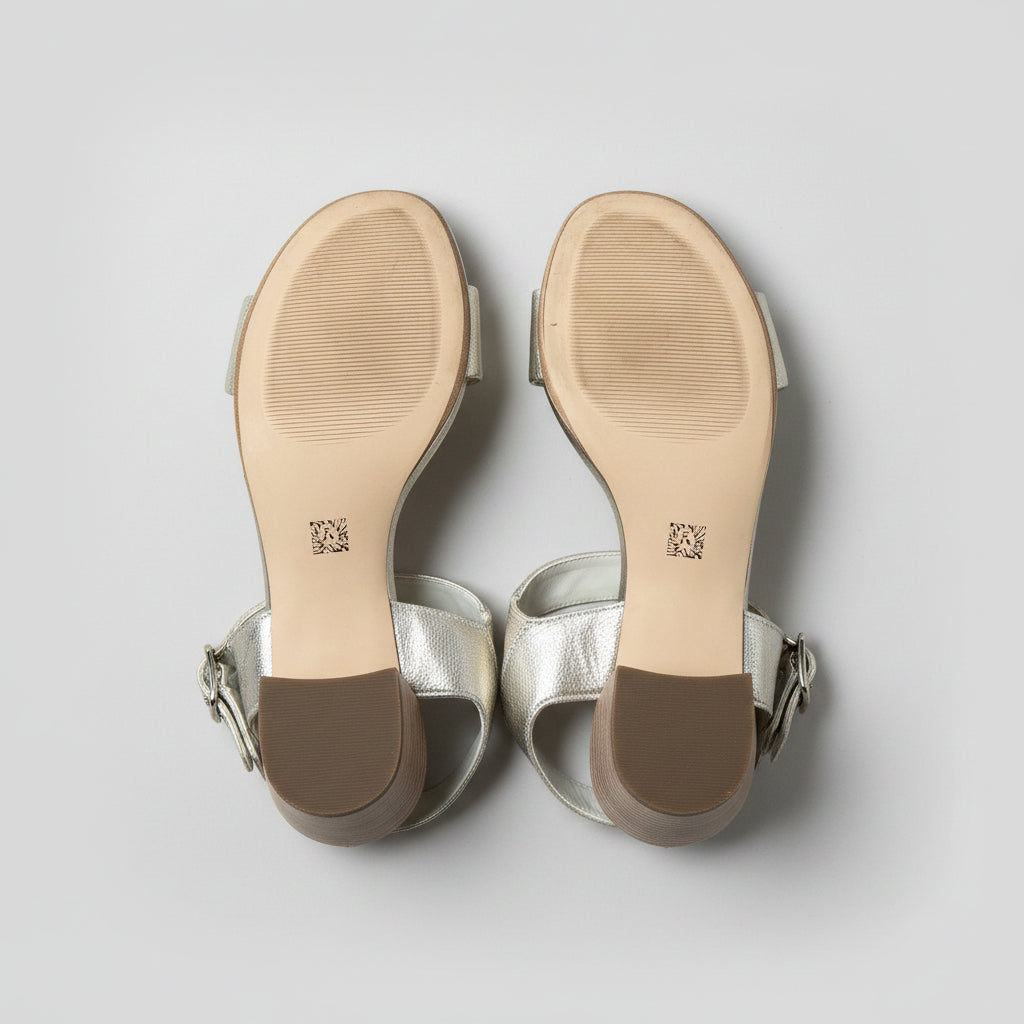 Anne Klein gold Jackie sandals, size 6