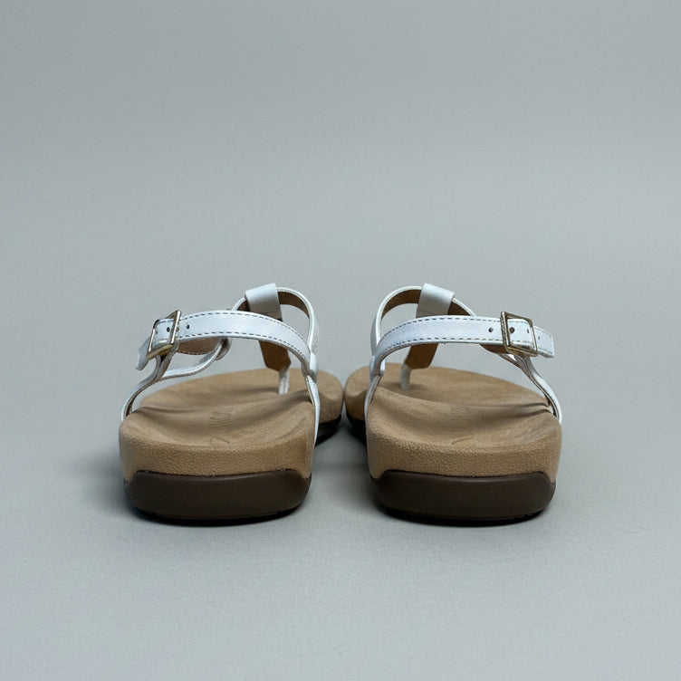 Vionic white & gold Nala sandals, size 6, LIKE NEW!