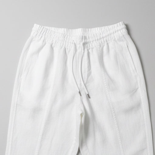 Athleta white linen drawstring pants, size S/P