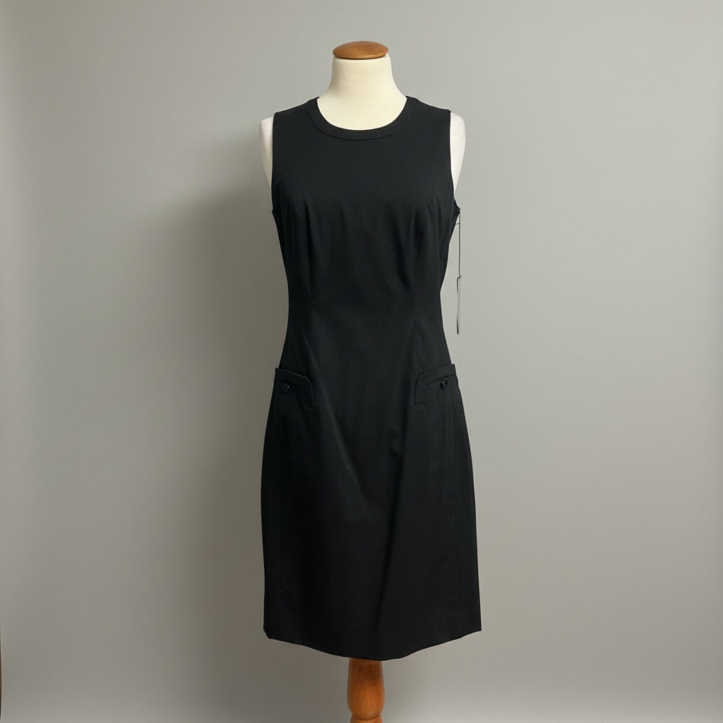 Etcetera black sleeveless shift w/ jacket dress, Size 6, NEW WITH TAGS!