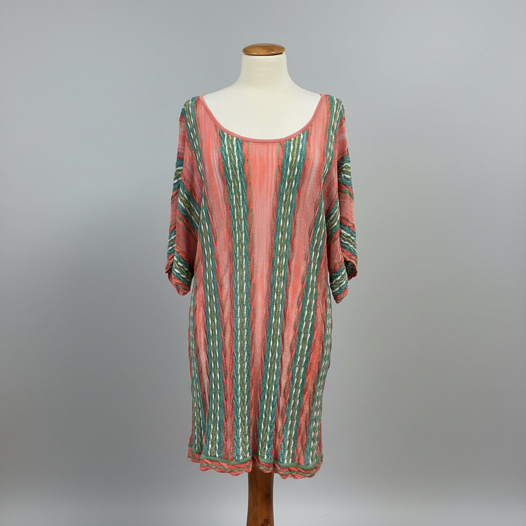 Missoni vintage orange and blue sweater, size M