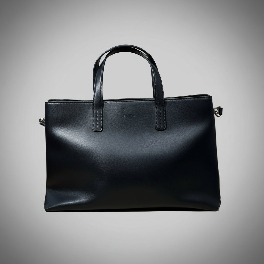 Furla black leather tote, LIKE NEW!