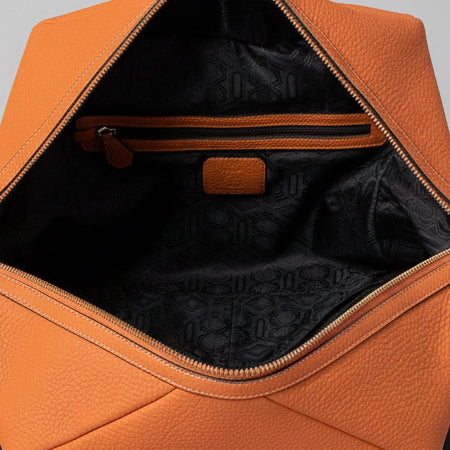 Bruno Magli black and orange geometric bag, LIKE NEW!