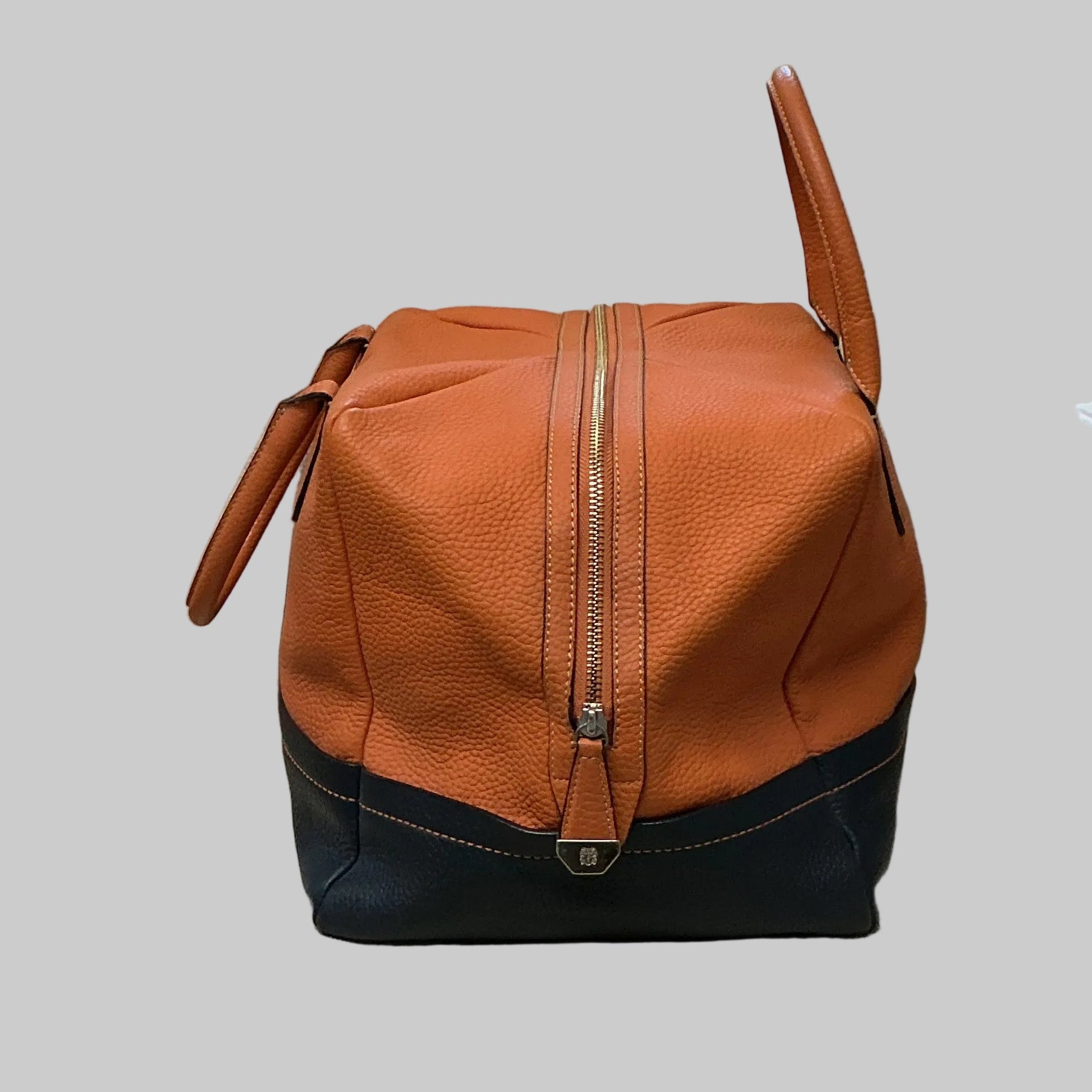 Bruno Magli black and orange geometric bag, LIKE NEW!