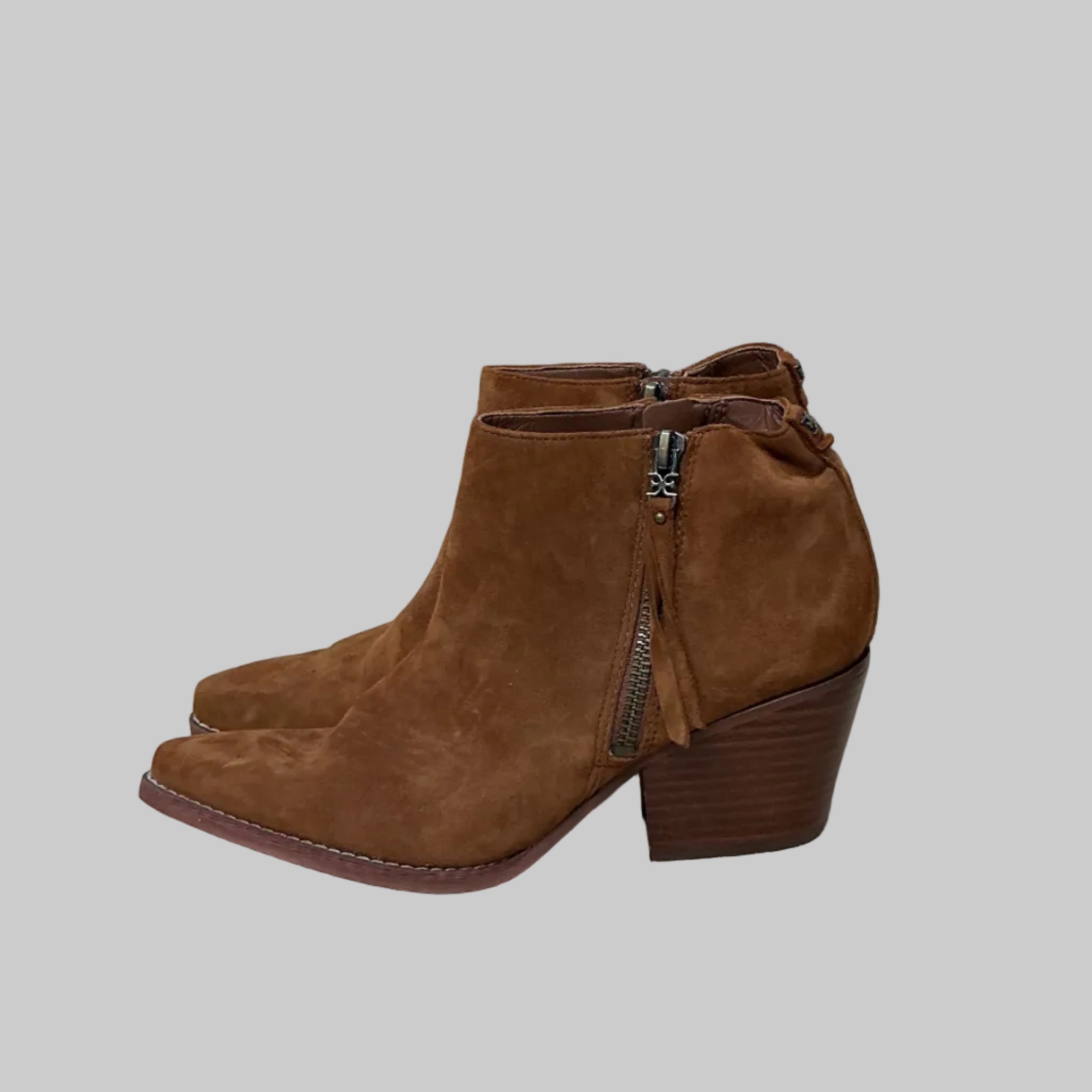 Sam Edelman saddle suede bootie, Size 6.5