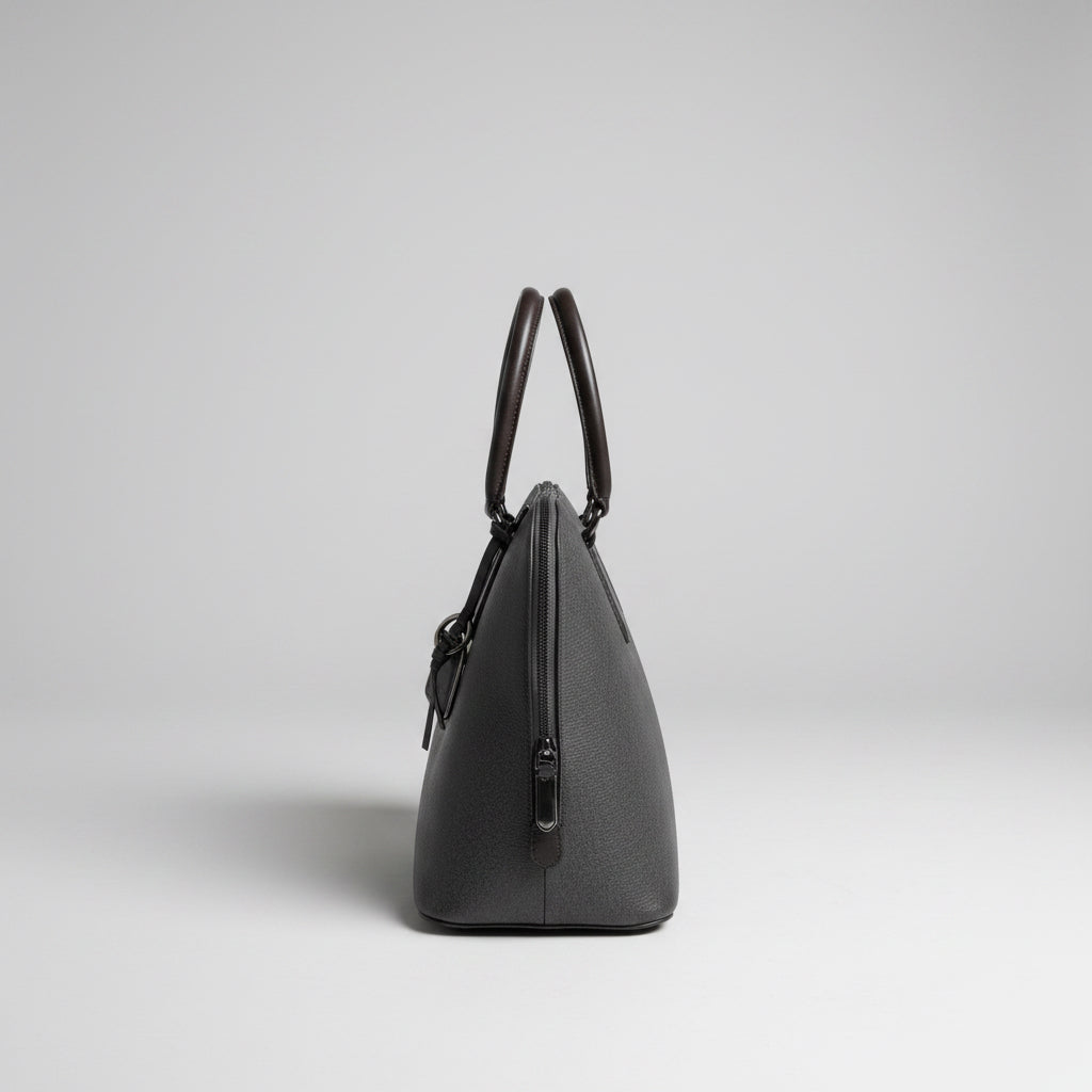 Tumi gray commuter briefcase handbag