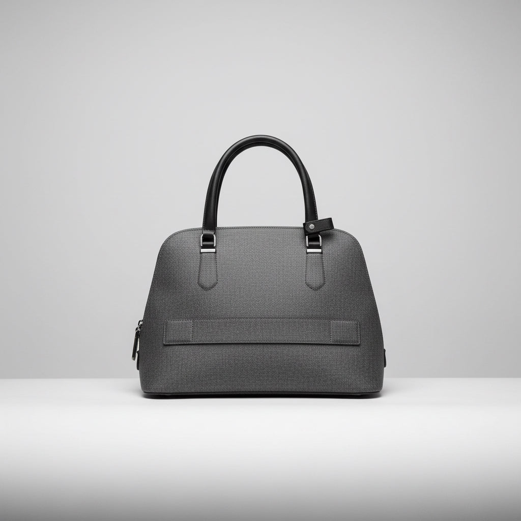 Tumi gray commuter briefcase handbag