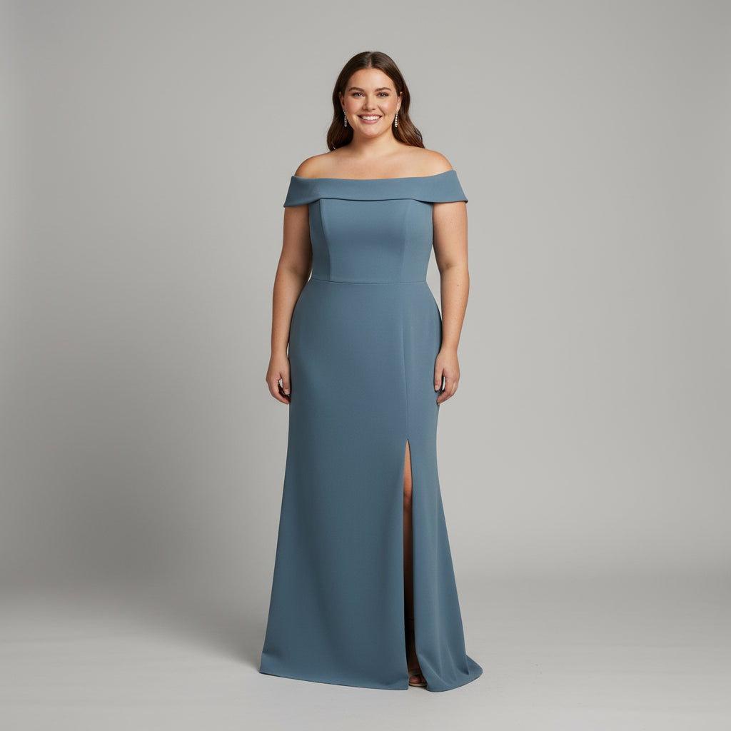 Allure Bridesmaids dusty blue dress, size 16, NEW WITH TAGS!