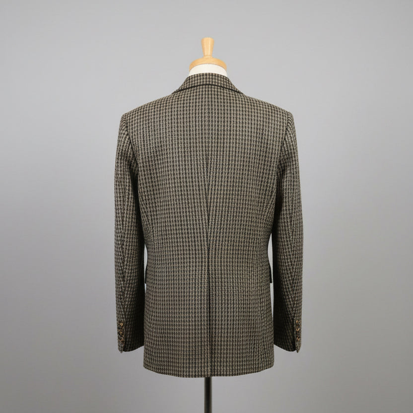 Elodie brown and navy Alex blazer, size S