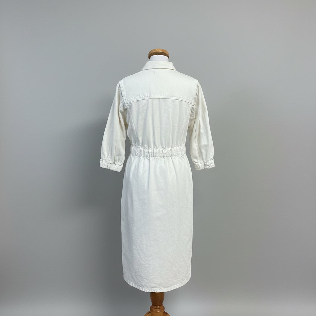 AllSaints white Osa dress, size 12