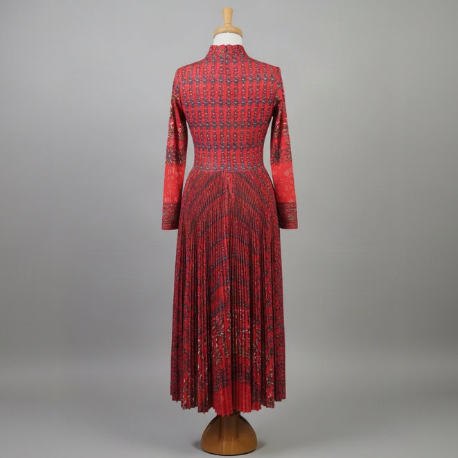 Hunter Bell red floral Sabine dress, size S