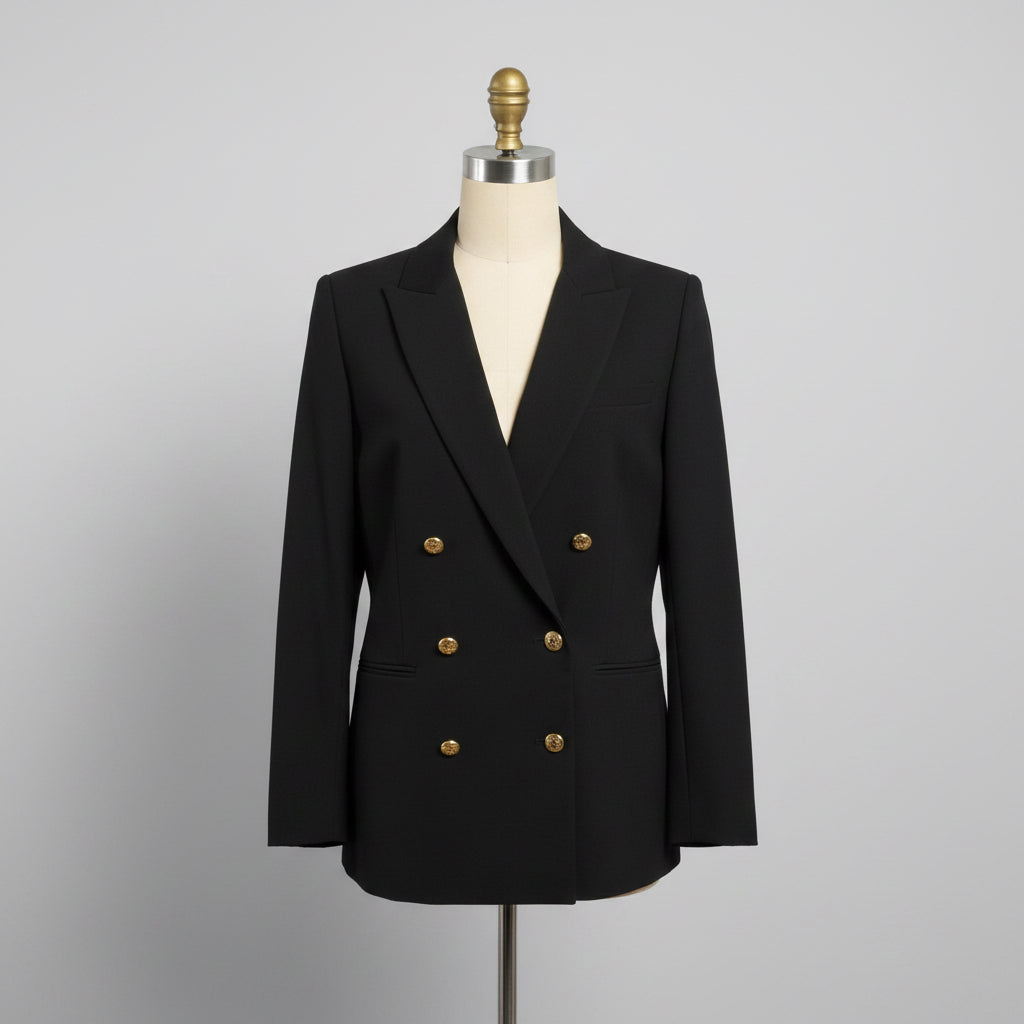 Tuckernuck black Diana blazer, size M