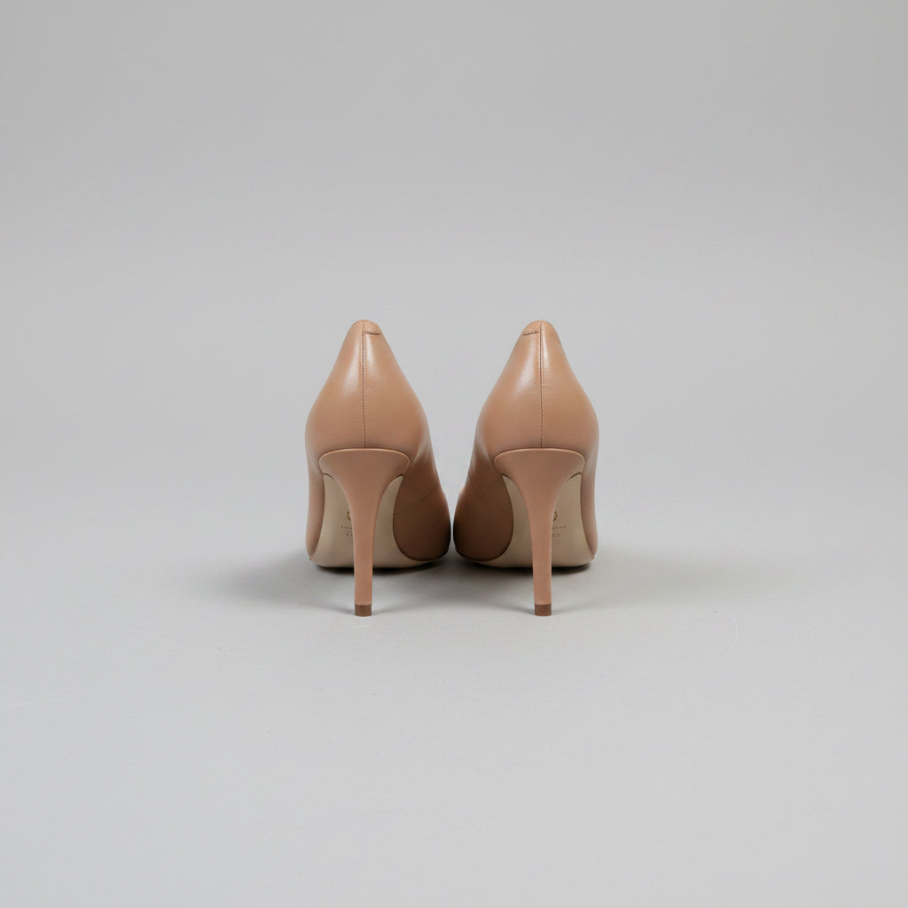 Inez almond nappa leather Alta pumps, size 9, NEW IN BOX!