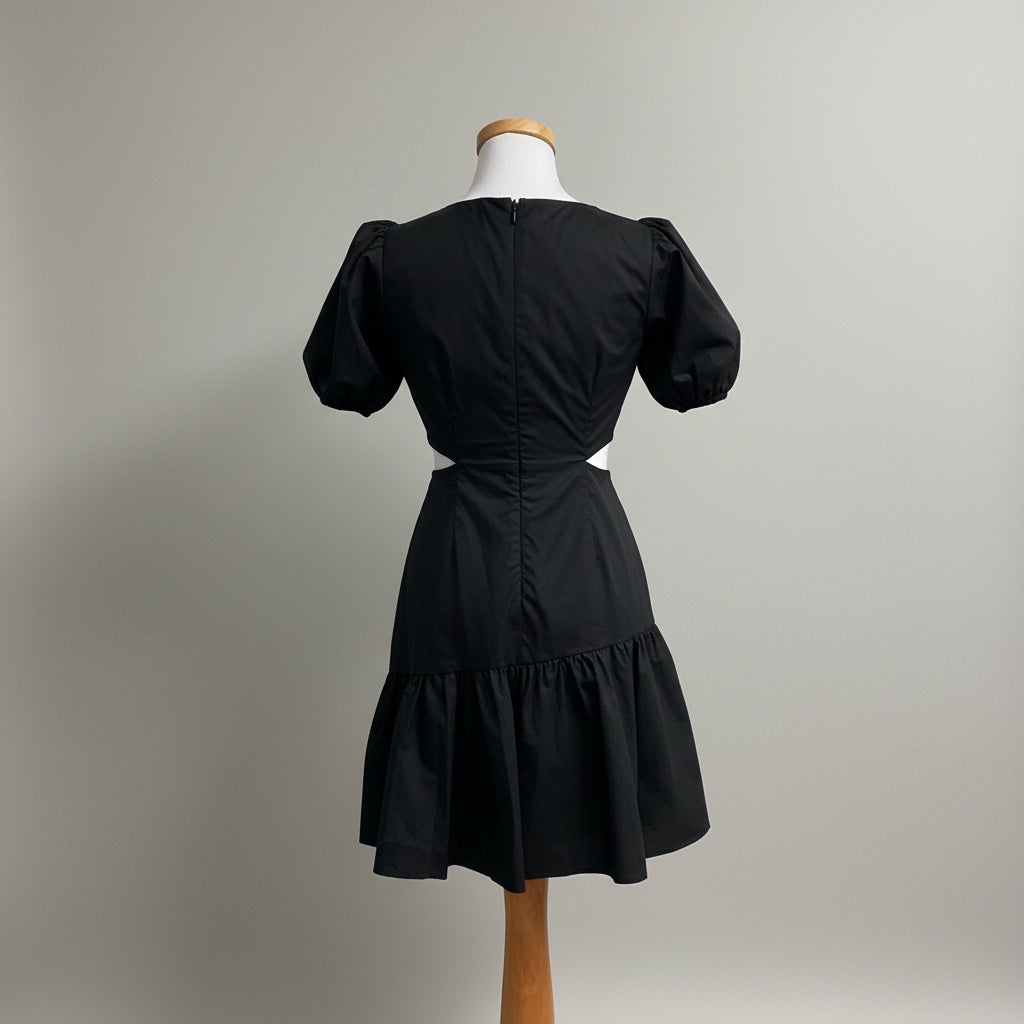 ASTR the Label black dress with cutout, size S