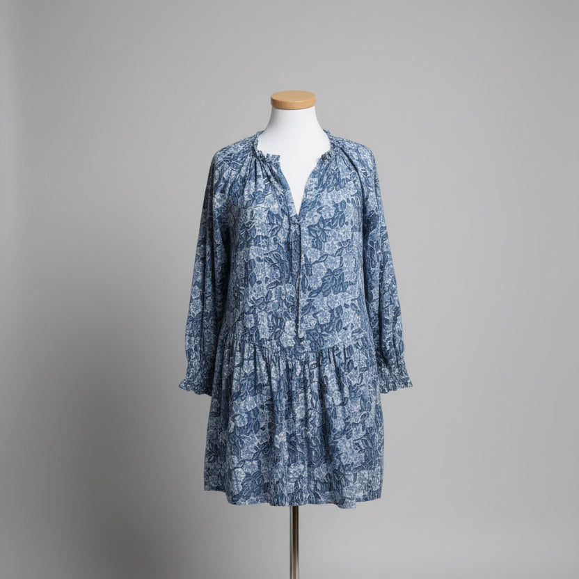 Lilla P light blue floral dress, size XS, NEW WITHOUT TAGS!