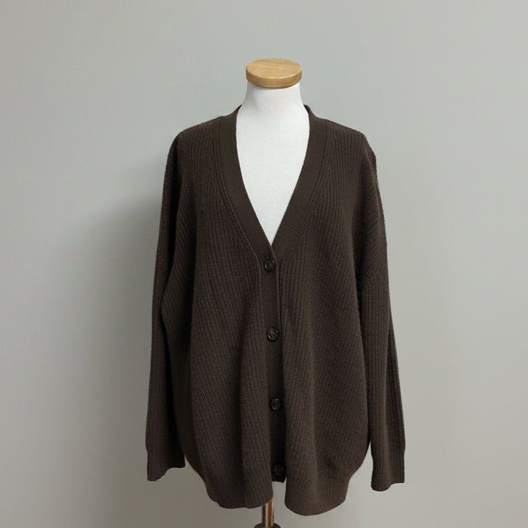 Jenni Kayne brown cashmere Cocoon sweater, Size M
