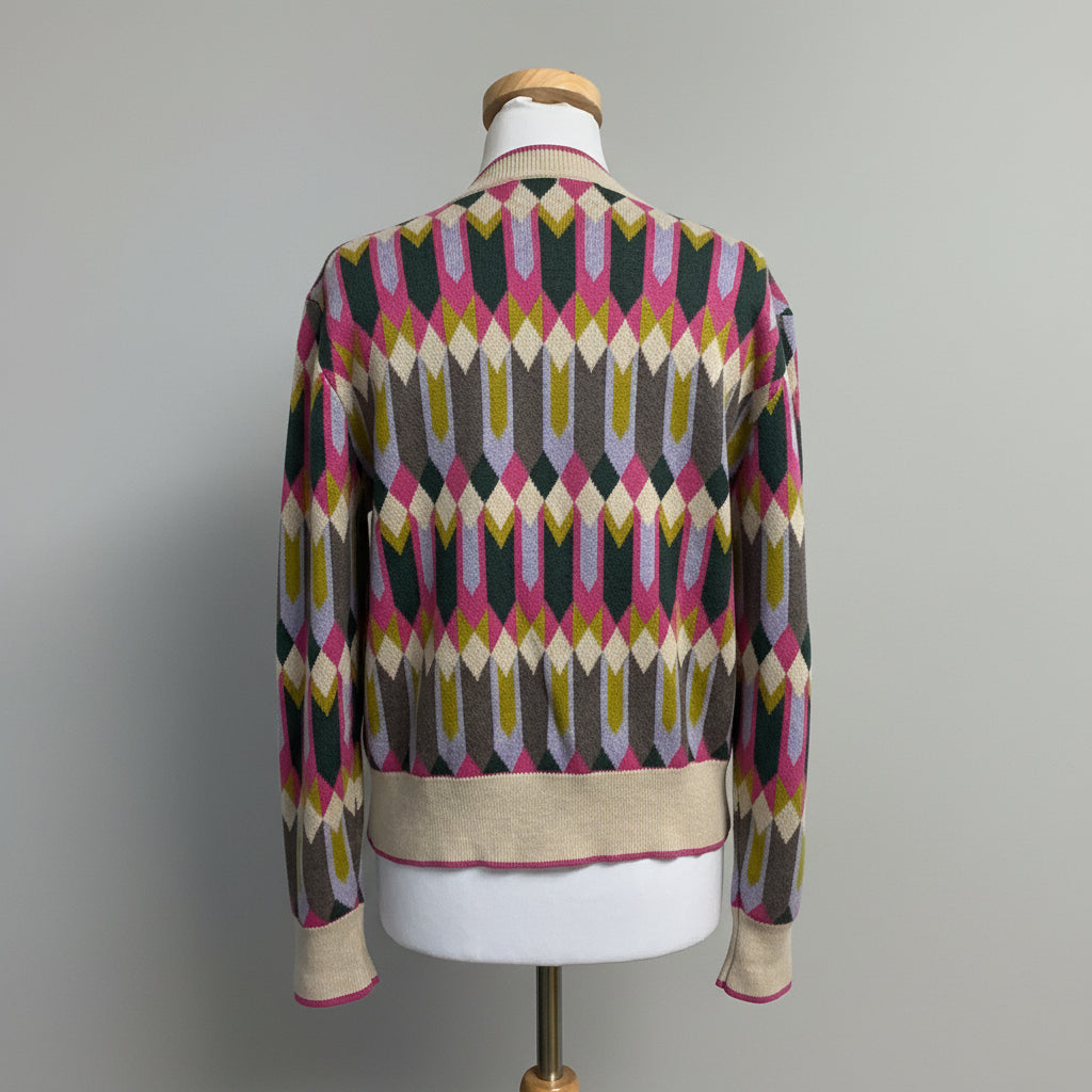 Suncoo multi-color stripe Pheana sweater, size M