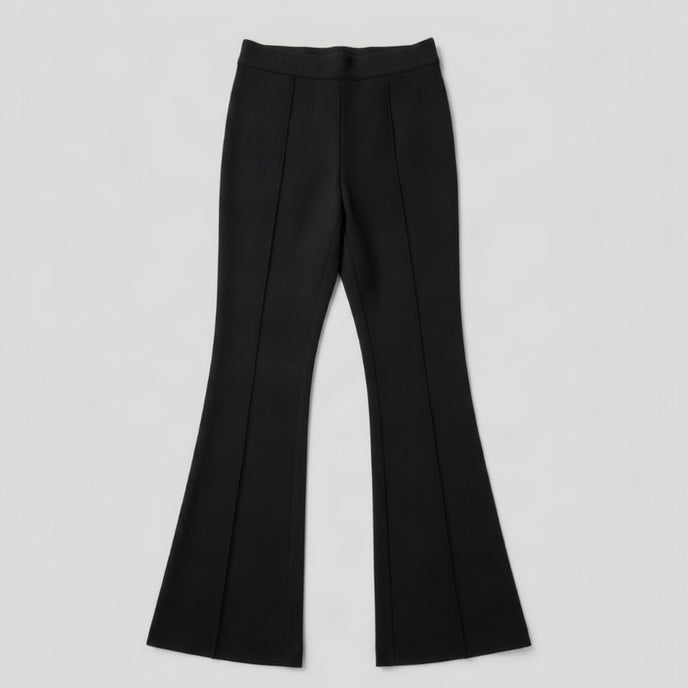 Spanx black flare leg pants, Size M