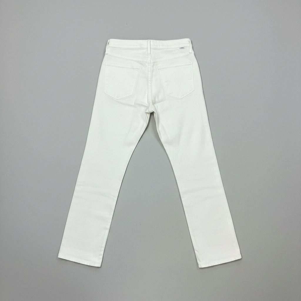Mother white high waisted Rider ankle jeans, Size 28, NEW WITH TAGS!