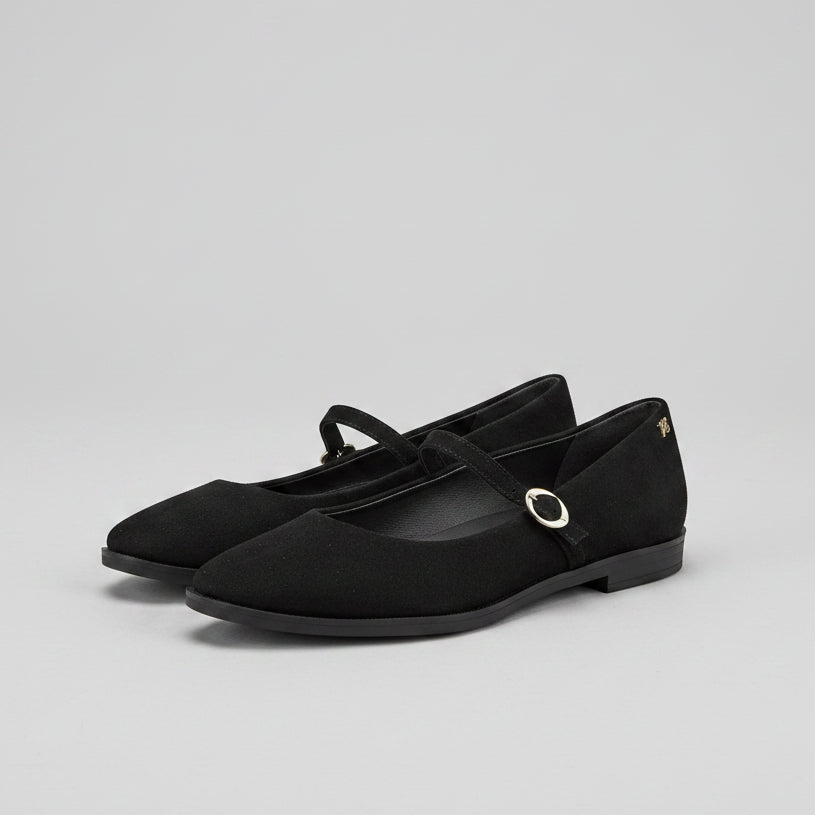Paul Green black suede Carla mary jane shoes, size 8, NEW WITHOUT BOX!