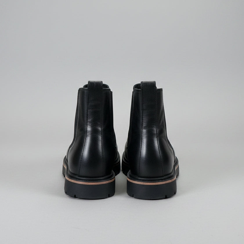 Birkenstock black leather Highwood Chelsea boots, size 37N, LIKE NEW!