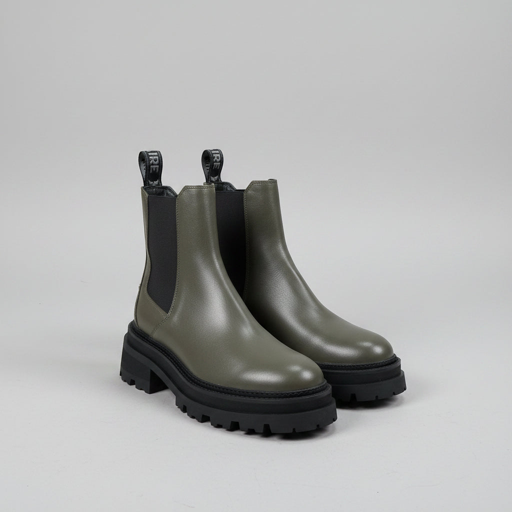 Zadig & Voltaire olive green Ride Chelsea boots, size 9,BRAND NEW WITHOUT BOX!