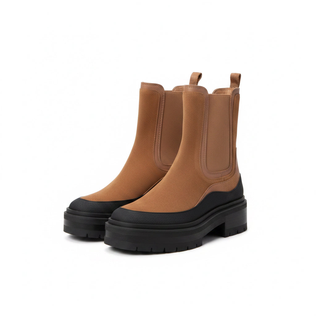 Sam Edelman chestnut suede Lulia Chelsea boots, size 8, BRAND NEW WITHOUT BOX!