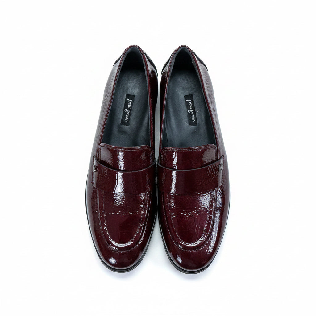 Paul Green burgundy patent Wheaton loafers, size 8, NEW WITHOUT BOX!