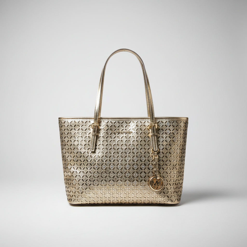 Michael Kors gold travel tote, NEW WITHOUT TAGS!