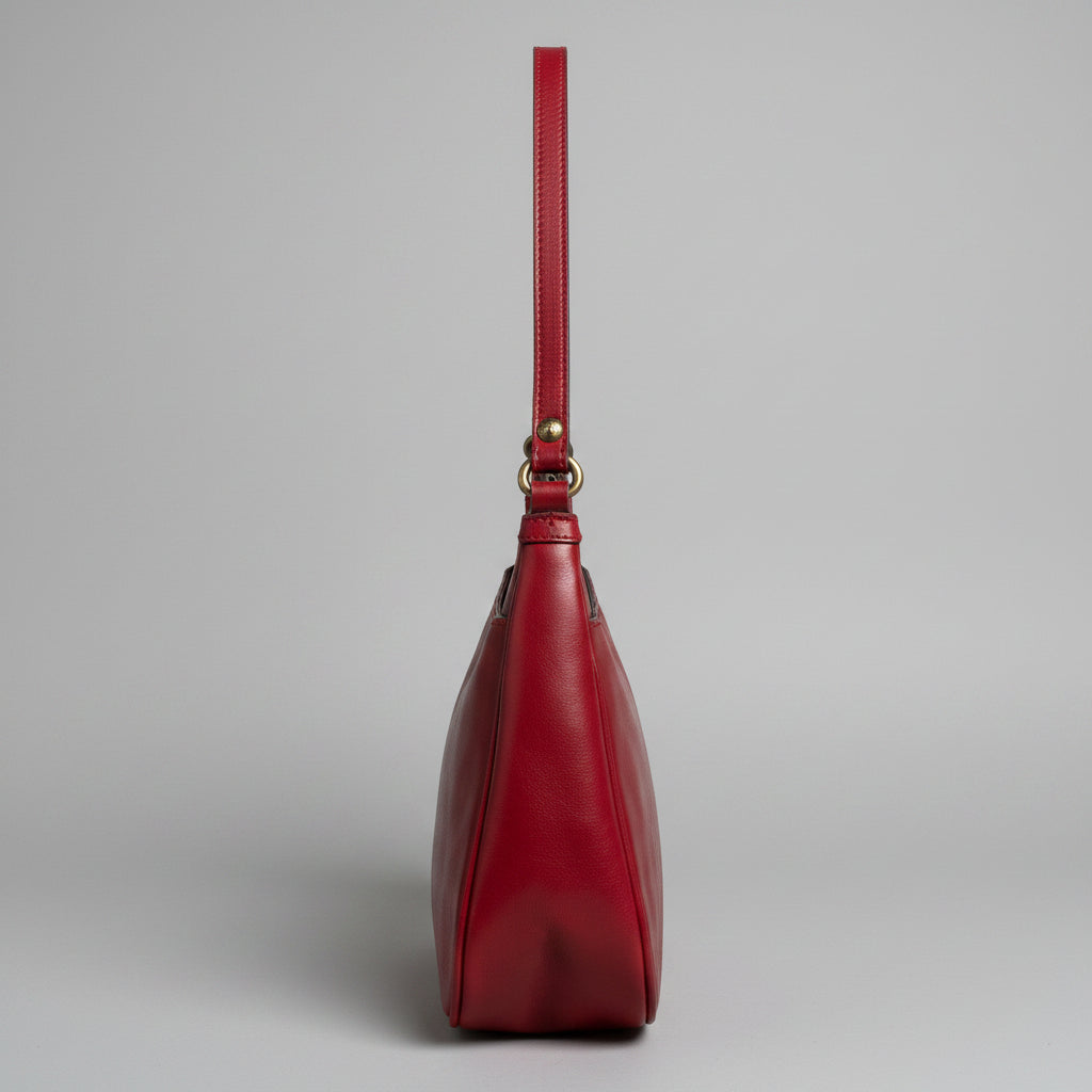 Patricia Nash red leather shoulder bag