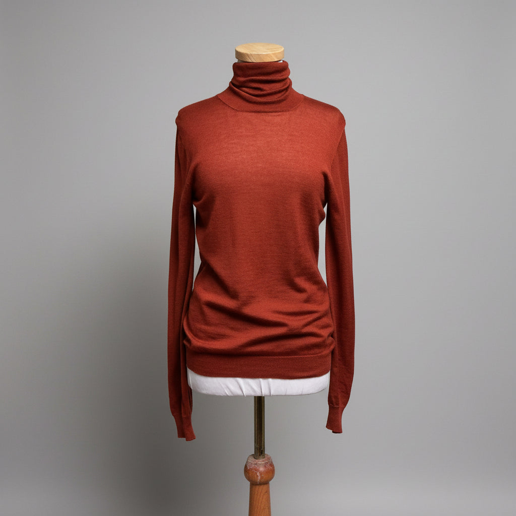 Bottega Veneta rust cashmere and silk sweater, size M, NEW WITHOUT TAGS!