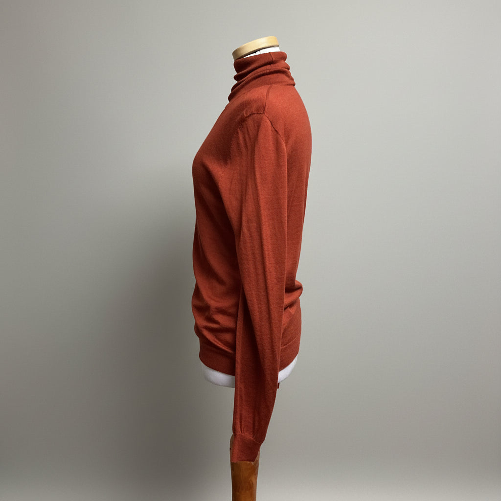 Bottega Veneta rust cashmere and silk sweater, size M, NEW WITHOUT TAGS!