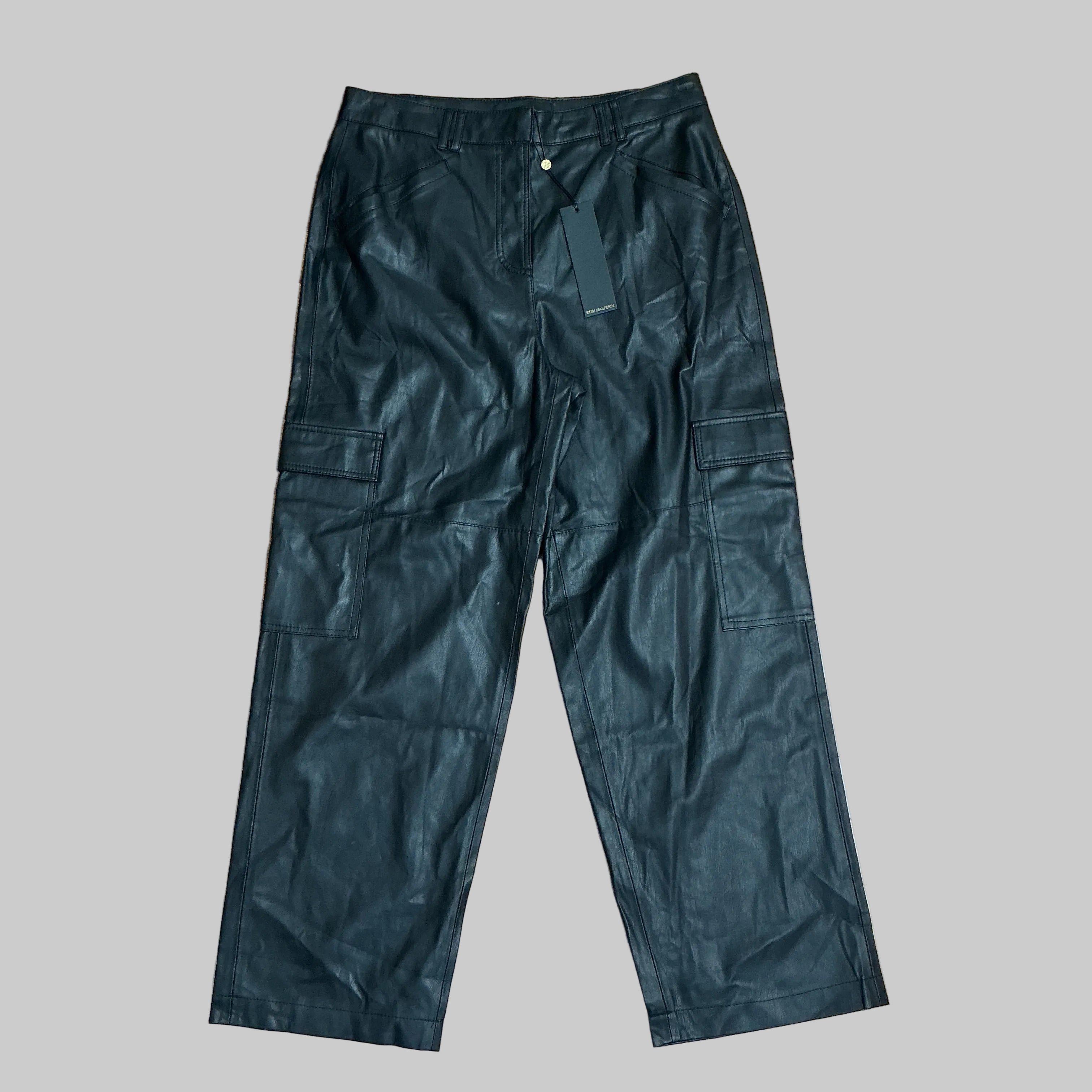 Kobi Halperin black vegan leather Denise pants, size 8, NEW WITH TAGS!