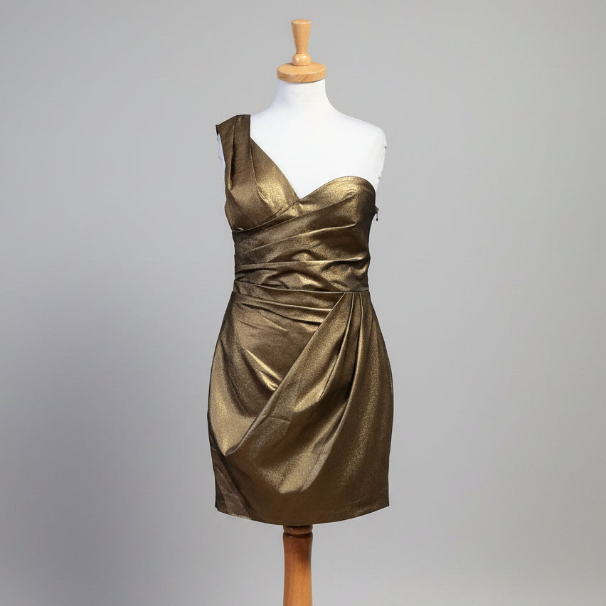 Robert Rodriguez bronze metallic dress, size 6