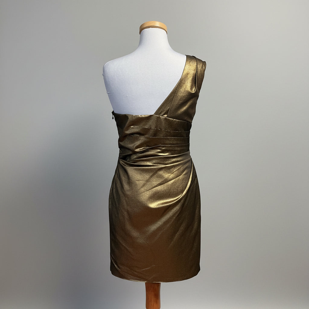 Robert Rodriguez bronze metallic dress, size 6
