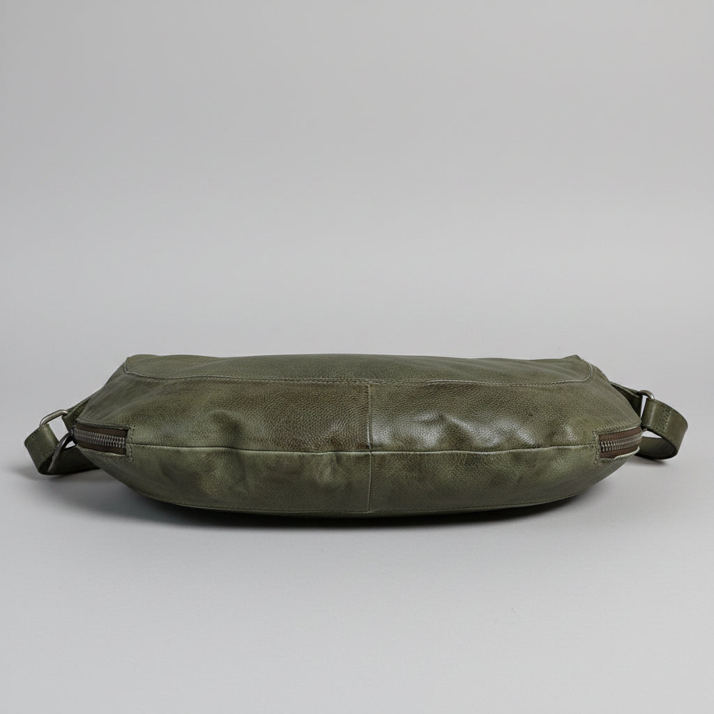 Latico olive leather saddle bag, NEW WITHOUT TAGS!