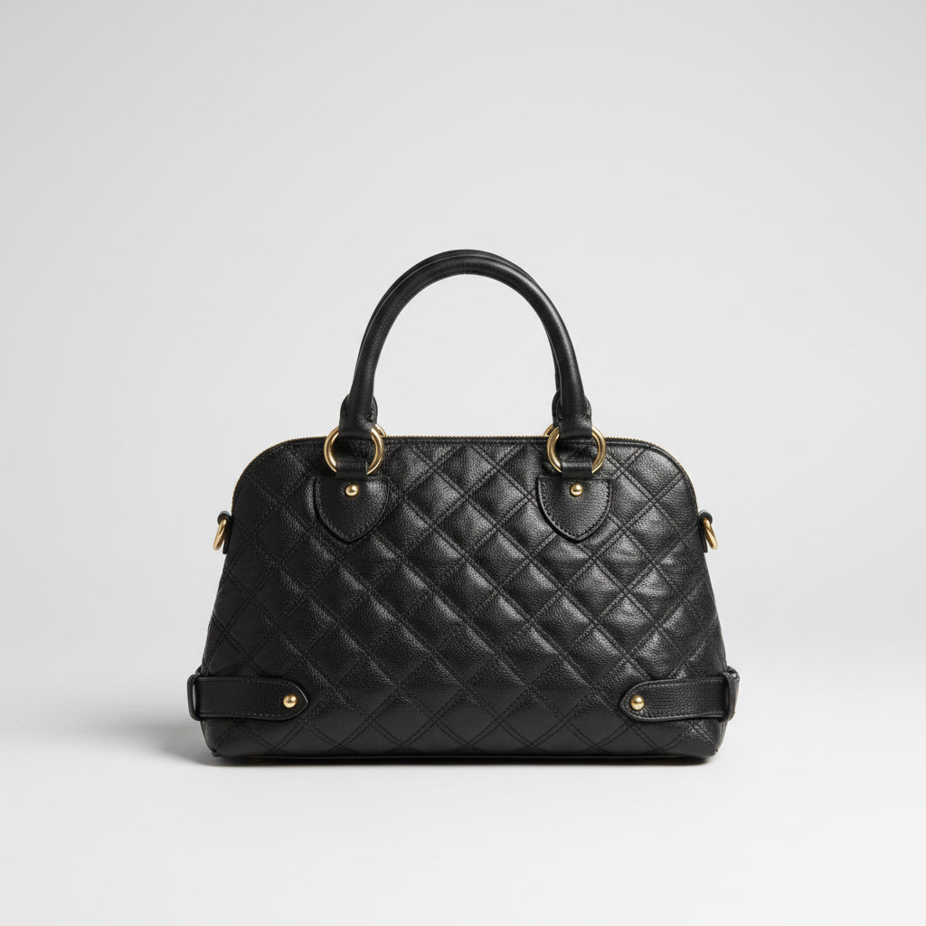 Marc Jacobs black leather Venetia satchel