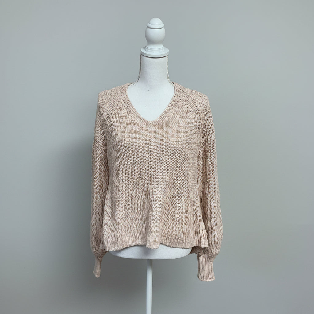 Apiece Apart blush pink Sequoia sweater, size XS